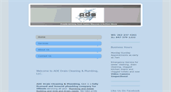 Desktop Screenshot of adedraincleaning.com