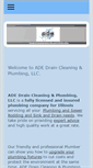 Mobile Screenshot of adedraincleaning.com